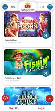 royal vegas live casino games